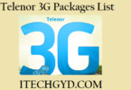 telenor 3g packages