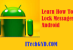 how to lock messages in android