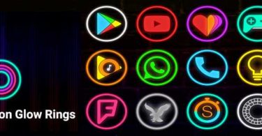 Neon Glow Rings - Icon Pack v4.0.0 APK