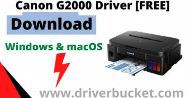 Canon G2000 Driver Download for Windows & MacOS